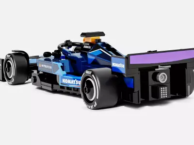 Modern Grand Prix Racing Car Low-poly 3D model