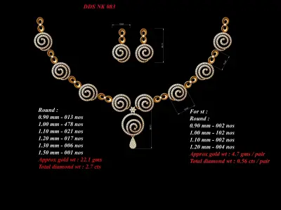 necklace  53  bulk  3dm files ready to print  part 06 3D print model