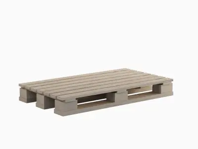Wooden Pallet 01 Low-poly 3D model