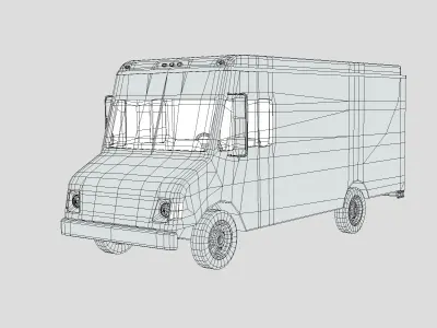 Chevrolet P30 1995 Low-poly 3D model