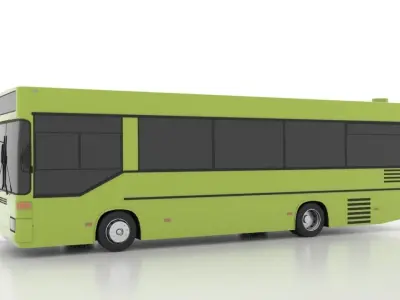 Goppel - Mercedes-Benz O402 Low Low-poly 3D model