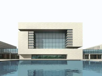 Office Building 3D model 18