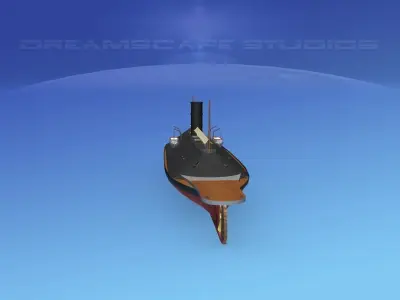 CSS Virginia Ironclad 3D model