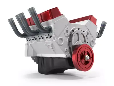 V8 Car Engine 3D model