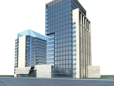 Office Building 3D model 25