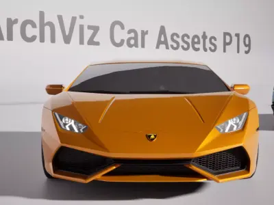 ArchViz Car Assets P19 - Unreal Engine 5 3D model