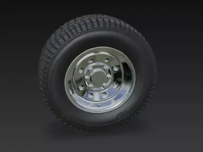 Tyre 3D Model for Jeep Car Vehicle  3D model