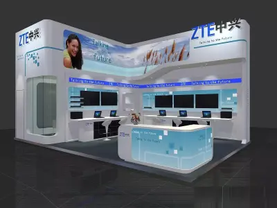 Exhibition - Area - 6X9-3DMAX2009-040 3D model