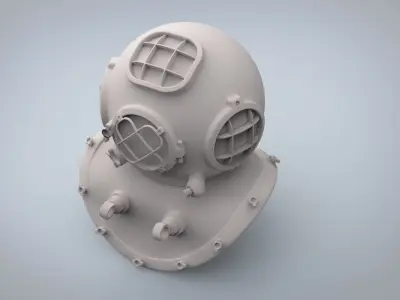 Diving Helmet 3D model order