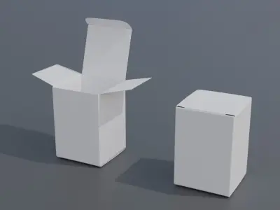 Packaging product box01 3D model
