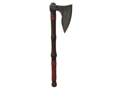 Ax Medieval Low-poly 3D model buy