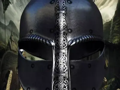 viking helmet 2 Low-poly 3D model