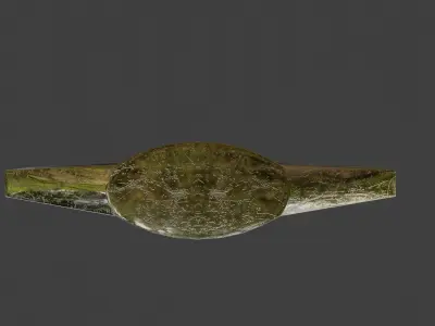 ancient sword Low-poly 3D model get