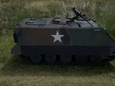 Low poly M113 Low-poly 3D model