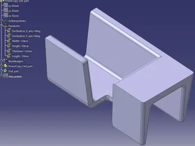 PowerCopy End Part  3D model