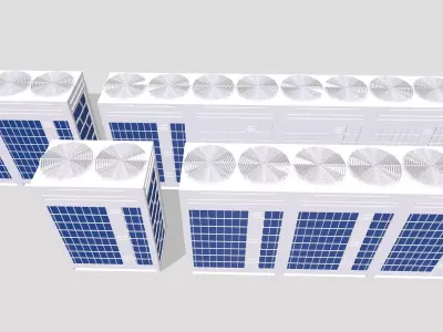 Variable Refrigerant Flow outdoor units 3D model purchase