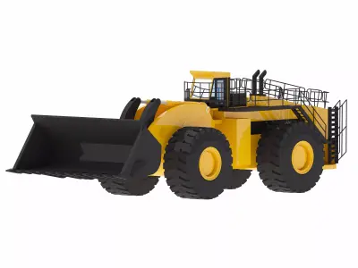 Loader Mining L2530 Low-poly 3D model