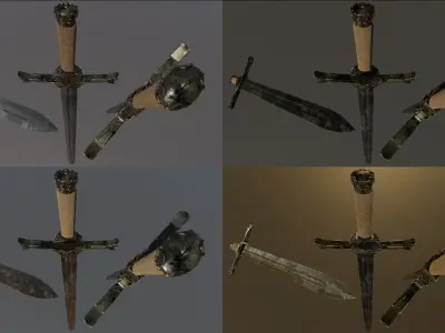 Old Sword Free 3D model