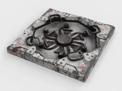panel sci-fi 04 3D model