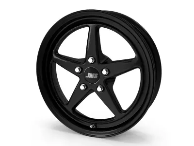JMS Avenger Series Race Front Wheel Black 3D model
