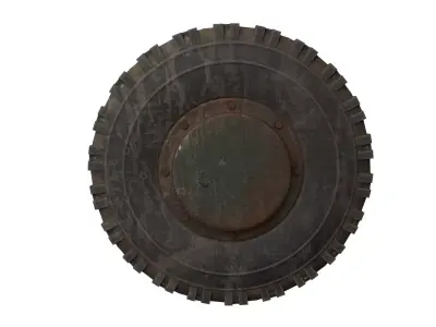 Military Wheel 3D model