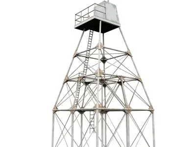 Molasses Reef Lighthouse 3D model