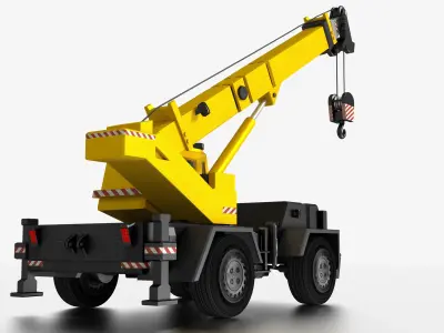 Crane Low-poly 3D model purchase