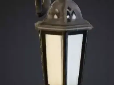 Rustic Lantern 3D model