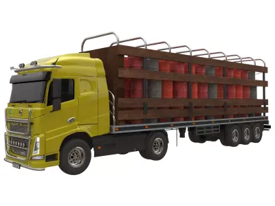 volvo fh 16 truck 3 3D model