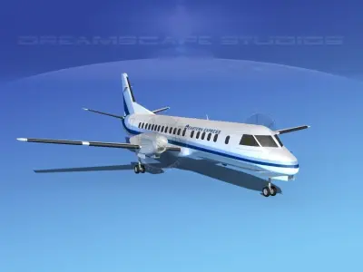 Saab 2000 Eastern Express 3D model