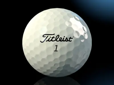 Golf Ball 3D model 30