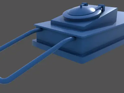 WW2 naval hatch - Commercial license - 1-200 scale 3D print model