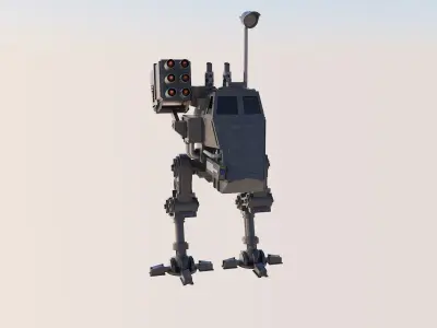 Support Sentinel with Missile Pod  3D model