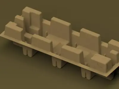 Molded pulp Free 3D model