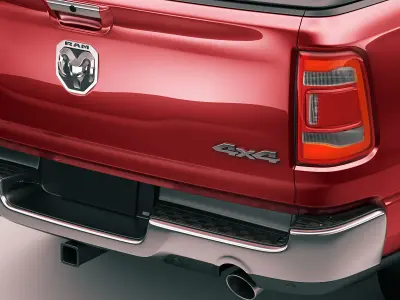 Ram 1500 Limited 2019 3D model