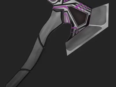 Tomahawk axe Low-poly 3D model buy