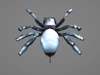 Cyberpunk Robot Spider 3D model purchase