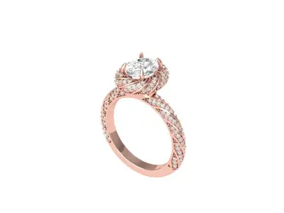 Wedding Ring  3D print model 447