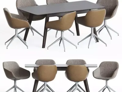 Dining Set coffee table 3D model