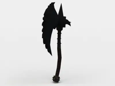 Axe Low-poly 3D model get