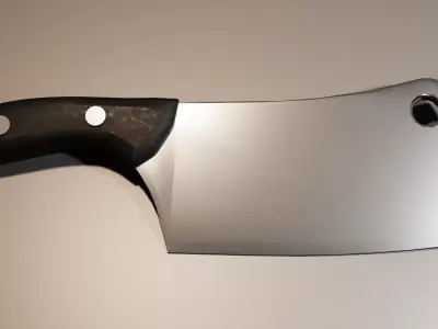 Japanese traditional knife Free low-poly 3D model