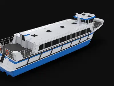 Water Taxi 3D model purchase