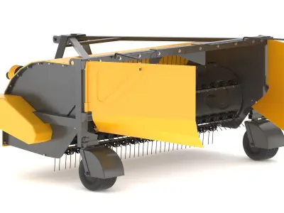 ELHO TR 300 Topper Rotary Mulcher Agricultural Mower Attachment 3D model
