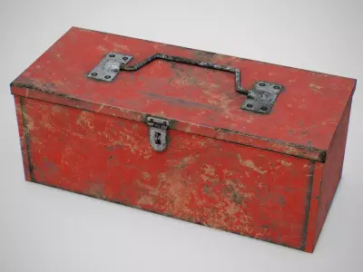 Toolbox - Generic 02 Dirty Low-poly 3D model