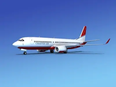 Boeing 737-800 Charter Air 3D model