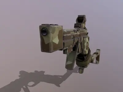 Makeshift Handgun 3D model