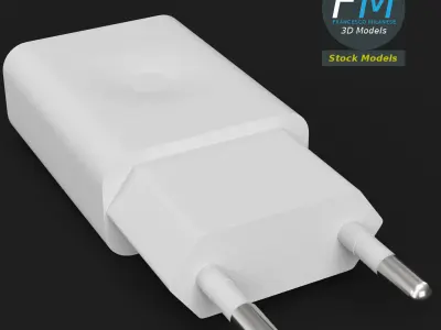 USB charger 2 3D model