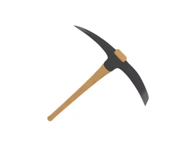 Pickaxe 3D model buy