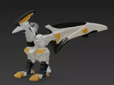 SET COMPLETO POWER RANGERS DINO TRUENO - ABARANGER 3D print model