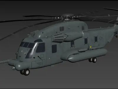 Sikorsky MH-53 Pave Low helicopter 3d model 3D model